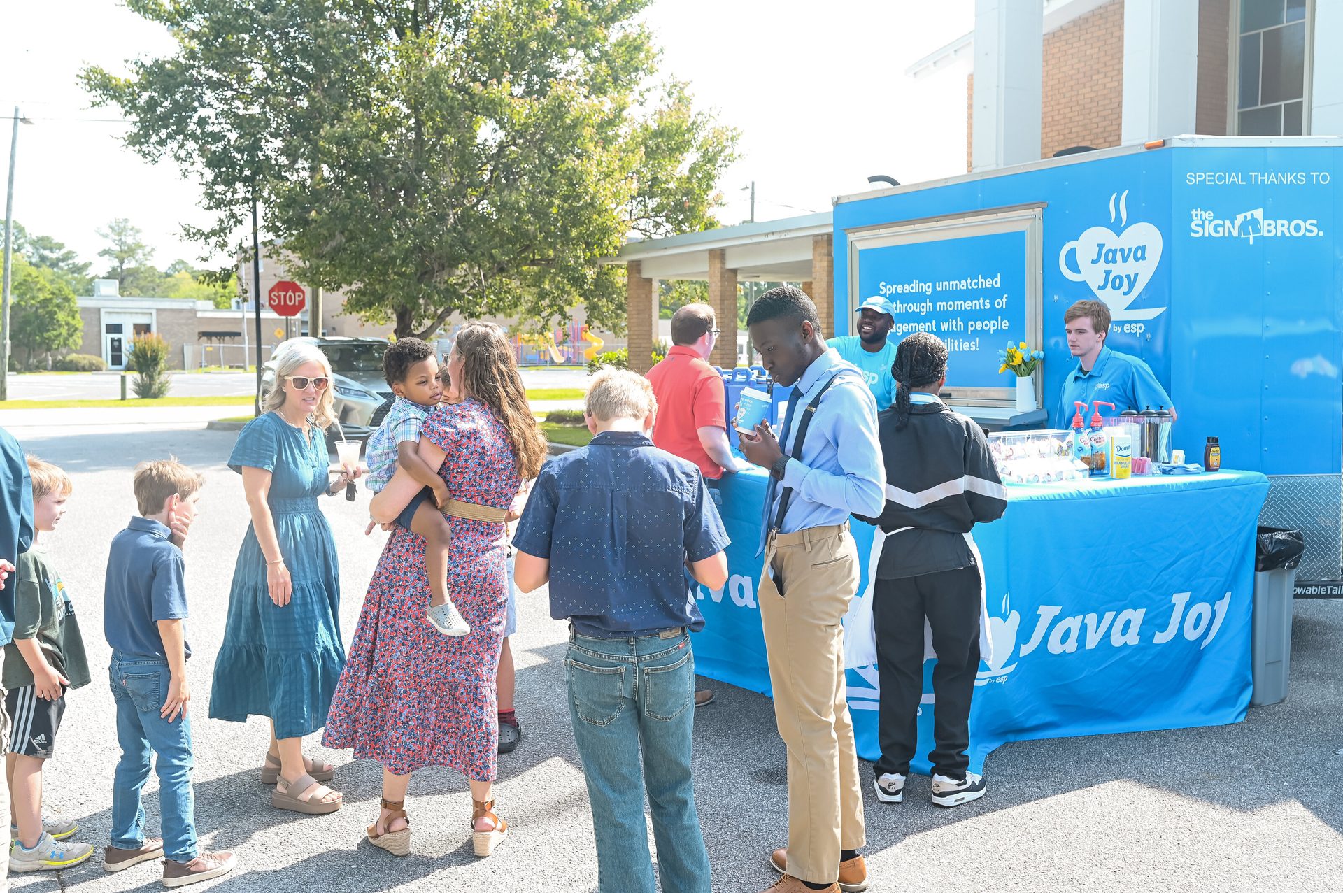 People gathered at a Hope Bible Church event