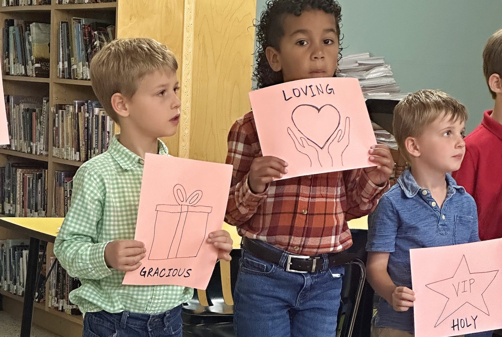 Children learning at Hope Kids
